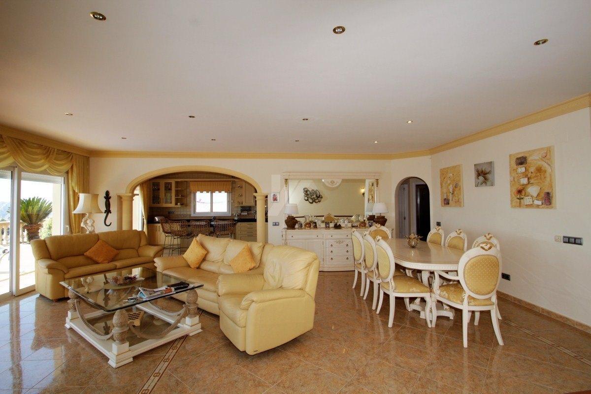 BP2731 - Villa panorámica con vistas al mar en venta en Teulda-Moraira, Costa Blanca.