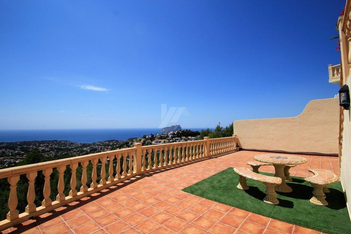 BP2731 - Villa panorámica con vistas al mar en venta en Teulda-Moraira, Costa Blanca.