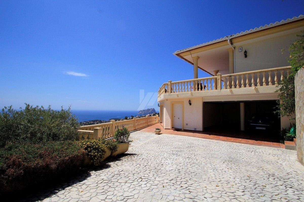 BP2731 - Villa panorámica con vistas al mar en venta en Teulda-Moraira, Costa Blanca.