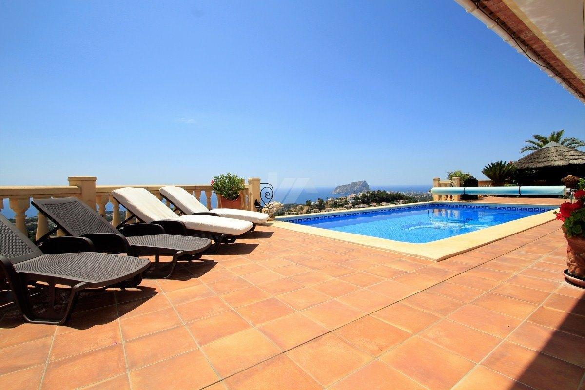 BP2731 - Villa panorámica con vistas al mar en venta en Teulda-Moraira, Costa Blanca.
