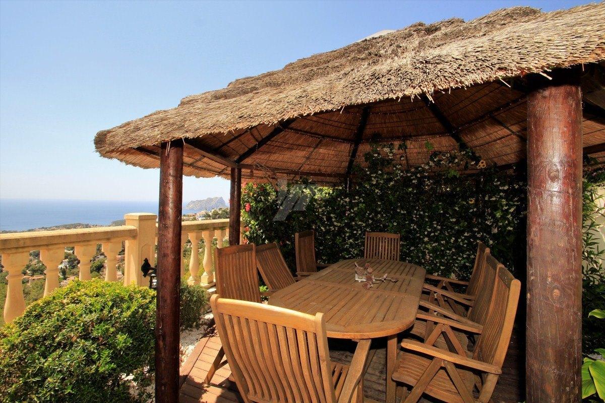BP2731 - Villa panorámica con vistas al mar en venta en Teulda-Moraira, Costa Blanca.