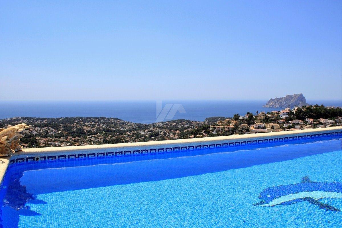 BP2731 - Villa panorámica con vistas al mar en venta en Teulda-Moraira, Costa Blanca.