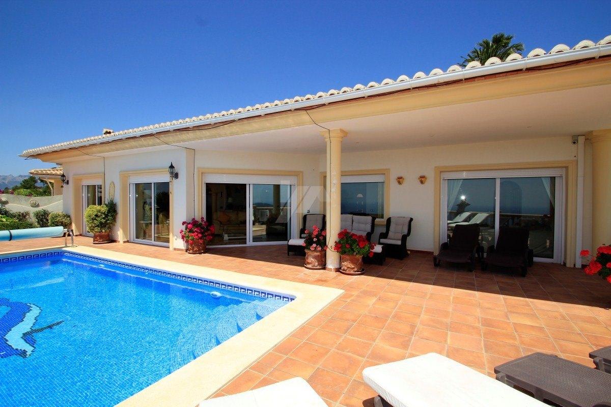 BP2731 - Villa panorámica con vistas al mar en venta en Teulda-Moraira, Costa Blanca.