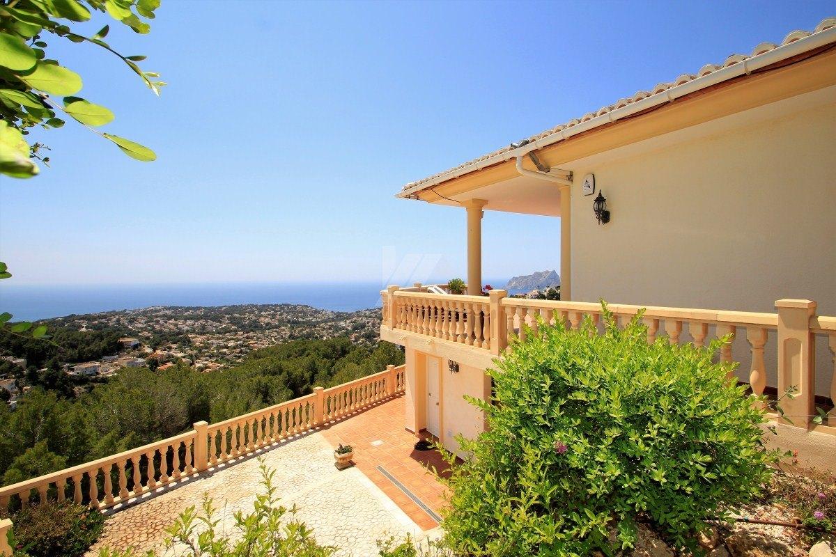 BP2731 - Villa panorámica con vistas al mar en venta en Teulda-Moraira, Costa Blanca.