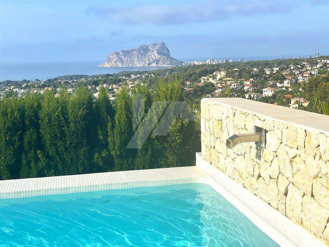 Villa con vistas al mar en Fanadix, Moraira. Costa Blanca.