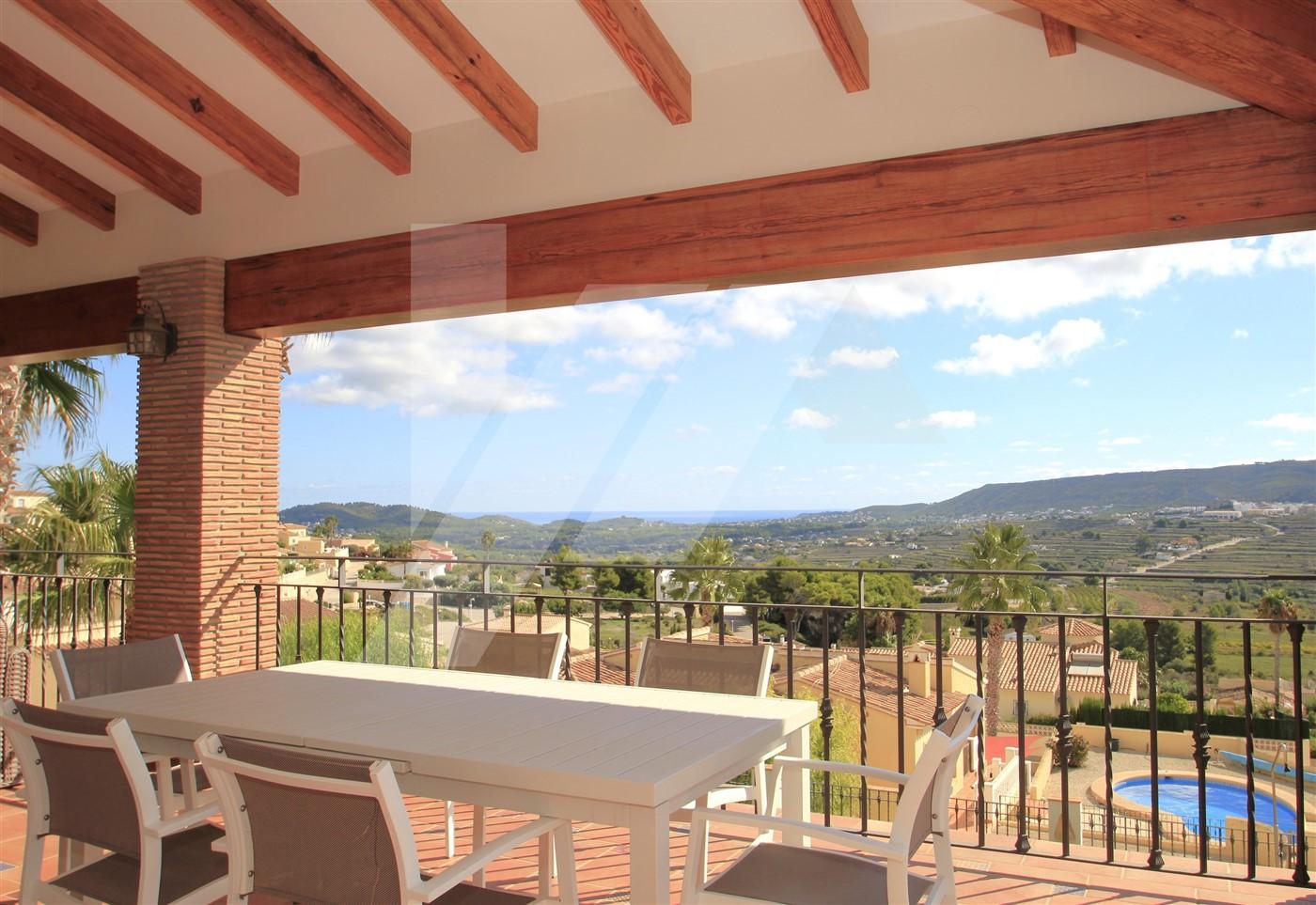 BP3322 - Chalet con vistas al mar en los Molinos, Benitachell, Costa Blanca.