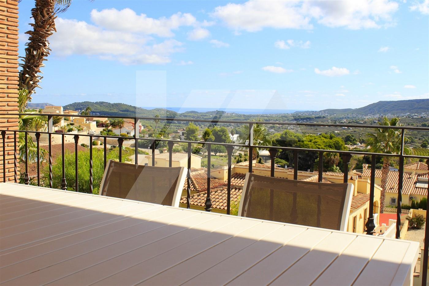 BP3322 - Chalet con vistas al mar en los Molinos, Benitachell, Costa Blanca.