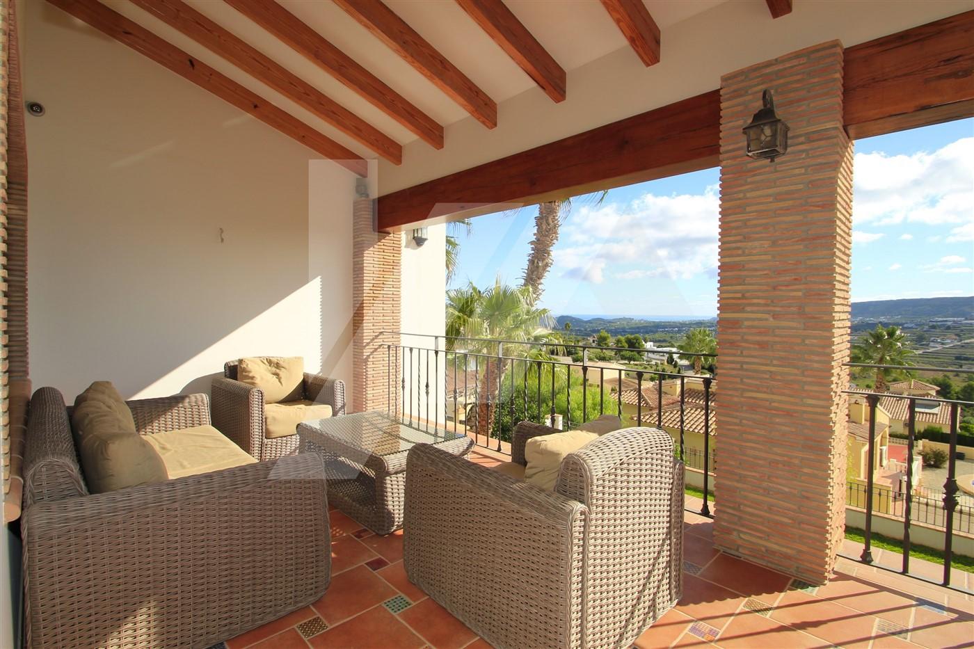 BP3322 - Chalet con vistas al mar en los Molinos, Benitachell, Costa Blanca.