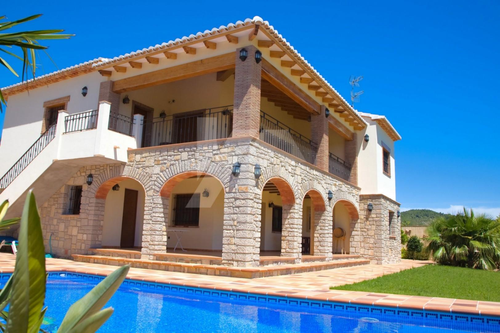 BP3322 - Chalet con vistas al mar en los Molinos, Benitachell, Costa Blanca.