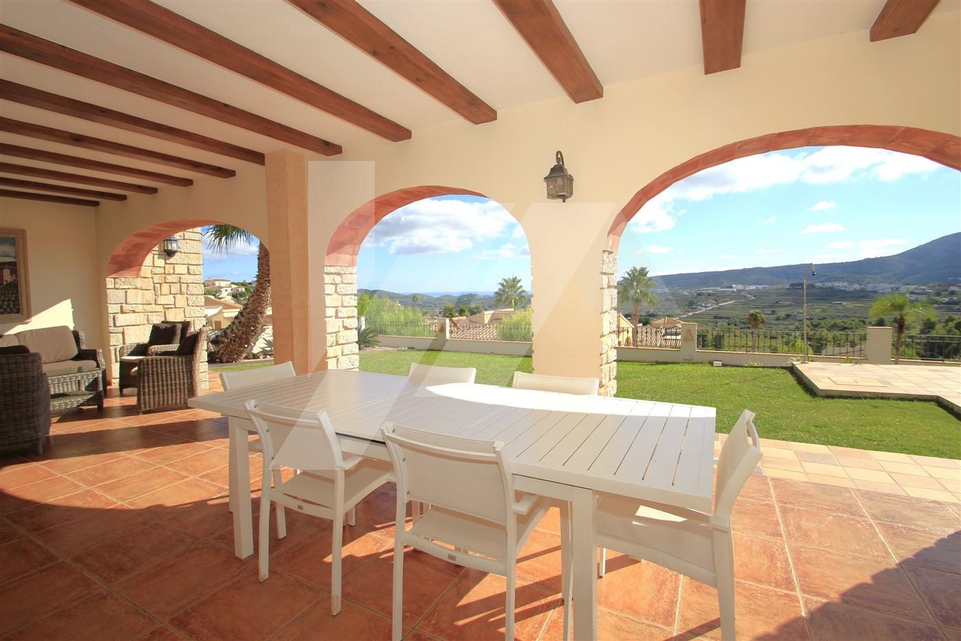 BP3322 - Chalet con vistas al mar en los Molinos, Benitachell, Costa Blanca.