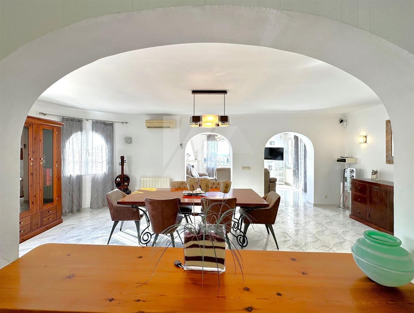 Chalet con vistas al mar en Benissa, Costa Blanca.