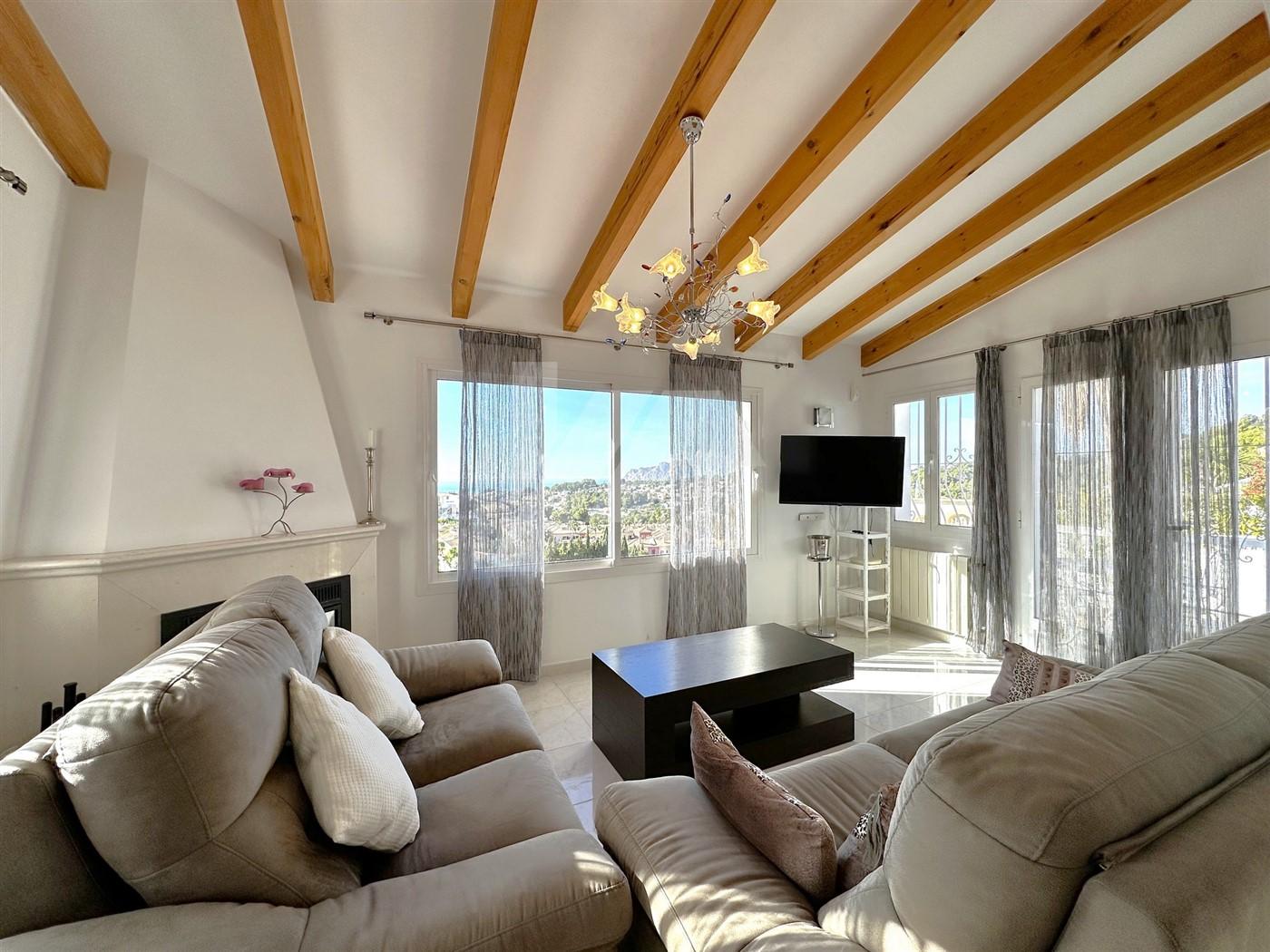 Chalet con vistas al mar en Benissa, Costa Blanca.