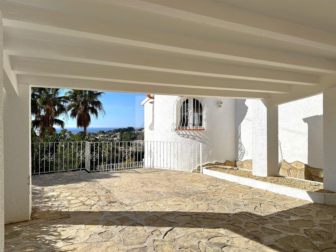 Chalet con vistas al mar en Benissa, Costa Blanca.