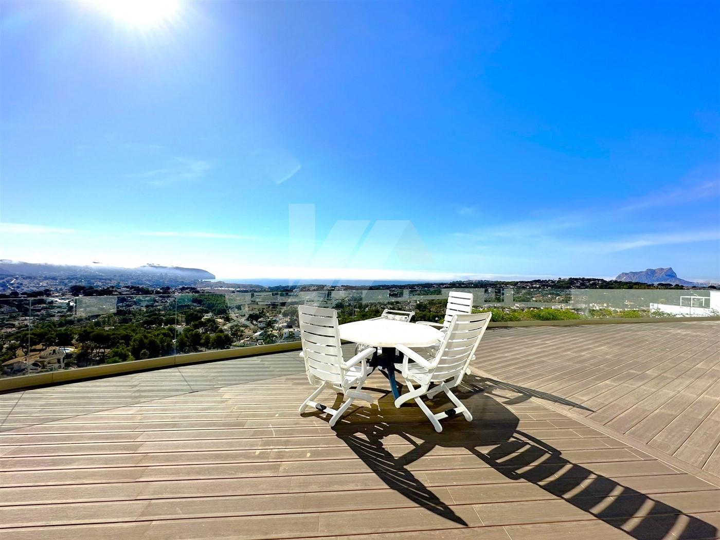 BP3394 - Exclusiva villa en venta con inigualables vistas al mar Mediterráneo en Moraira.