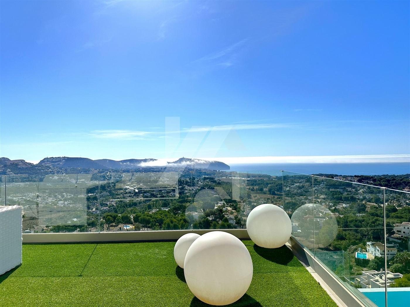 BP3394 - Exclusiva villa en venta con inigualables vistas al mar Mediterráneo en Moraira.
