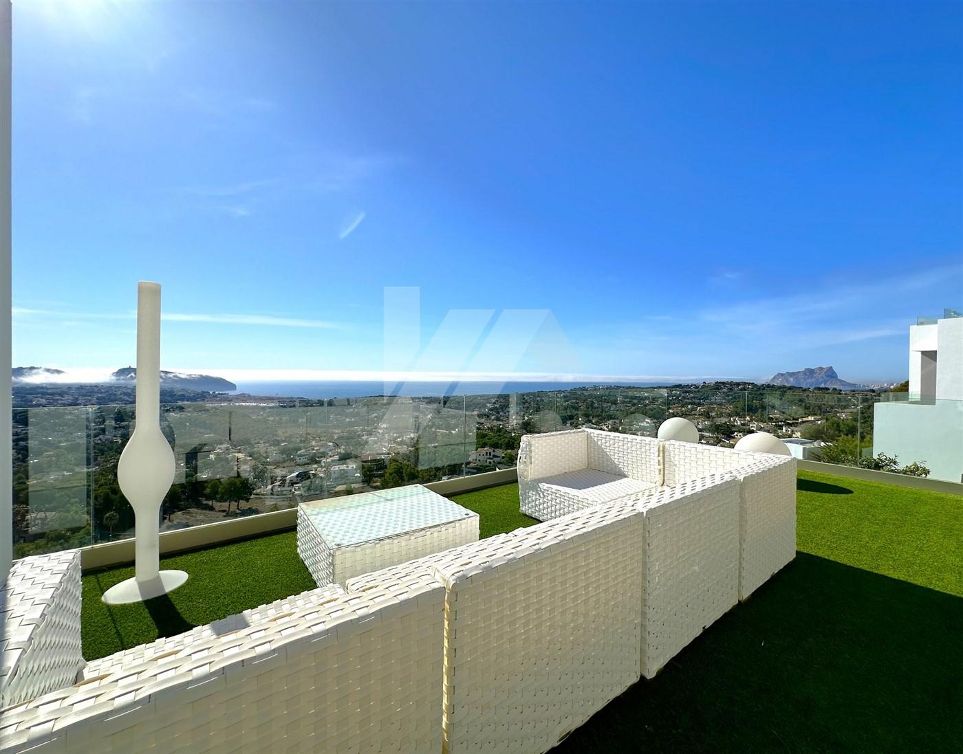 BP3394 - Exclusiva villa en venta con inigualables vistas al mar Mediterráneo en Moraira.