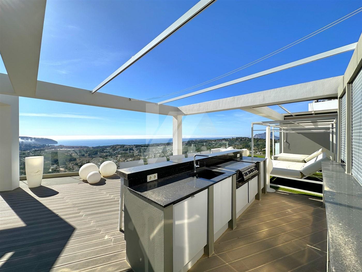 BP3394 - Exclusiva villa en venta con inigualables vistas al mar Mediterráneo en Moraira.
