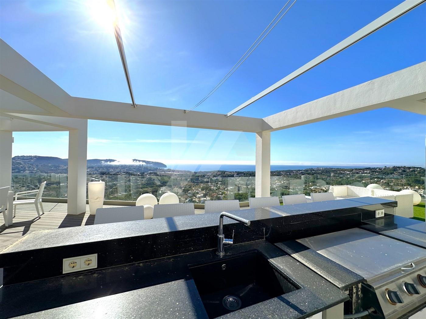 BP3394 - Exclusiva villa en venta con inigualables vistas al mar Mediterráneo en Moraira.