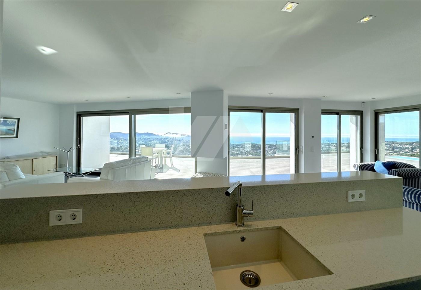 BP3394 - Exclusiva villa en venta con inigualables vistas al mar Mediterráneo en Moraira.