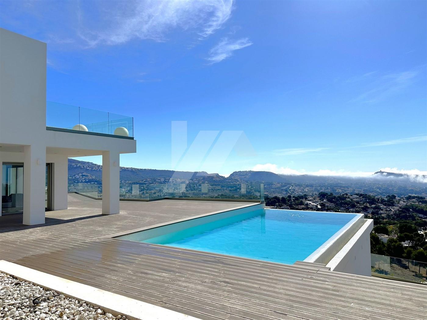 BP3394 - Exclusiva villa en venta con inigualables vistas al mar Mediterráneo en Moraira.