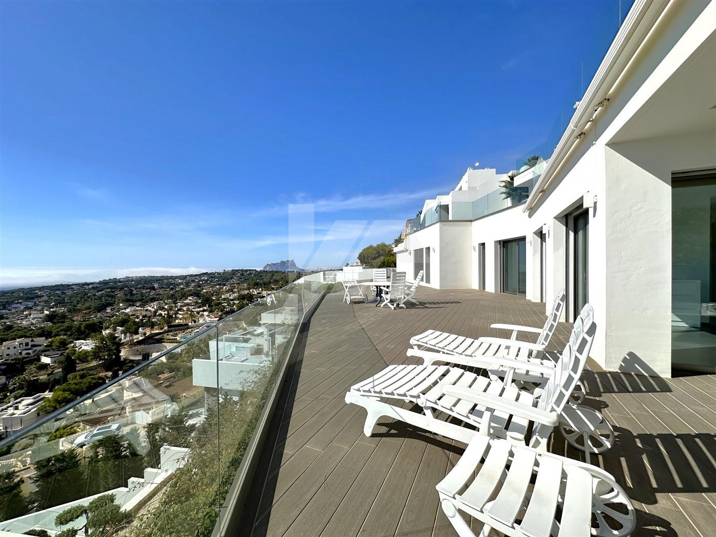 BP3394 - Exclusiva villa en venta con inigualables vistas al mar Mediterráneo en Moraira.