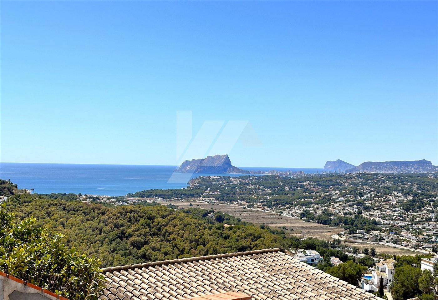 BP3395 - Excepcional villa en venta con vistas al mar en Moraira.