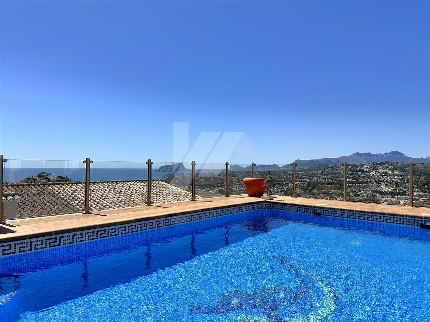 BP3395 - Excepcional villa en venta con vistas al mar en Moraira.