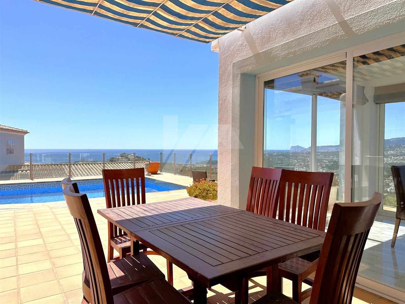 BP3395 - Excepcional villa en venta con vistas al mar en Moraira.