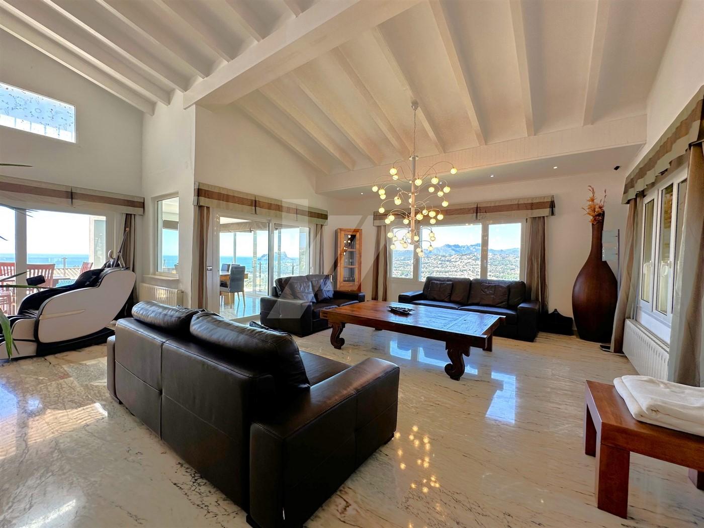 BP3395 - Excepcional villa en venta con vistas al mar en Moraira.