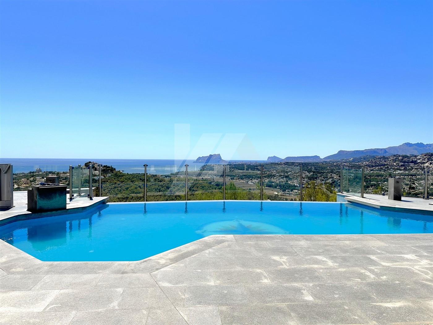 BP3396 - Villa con vistas panorámicas al mar en venta en Moraira, Costa Blanca.