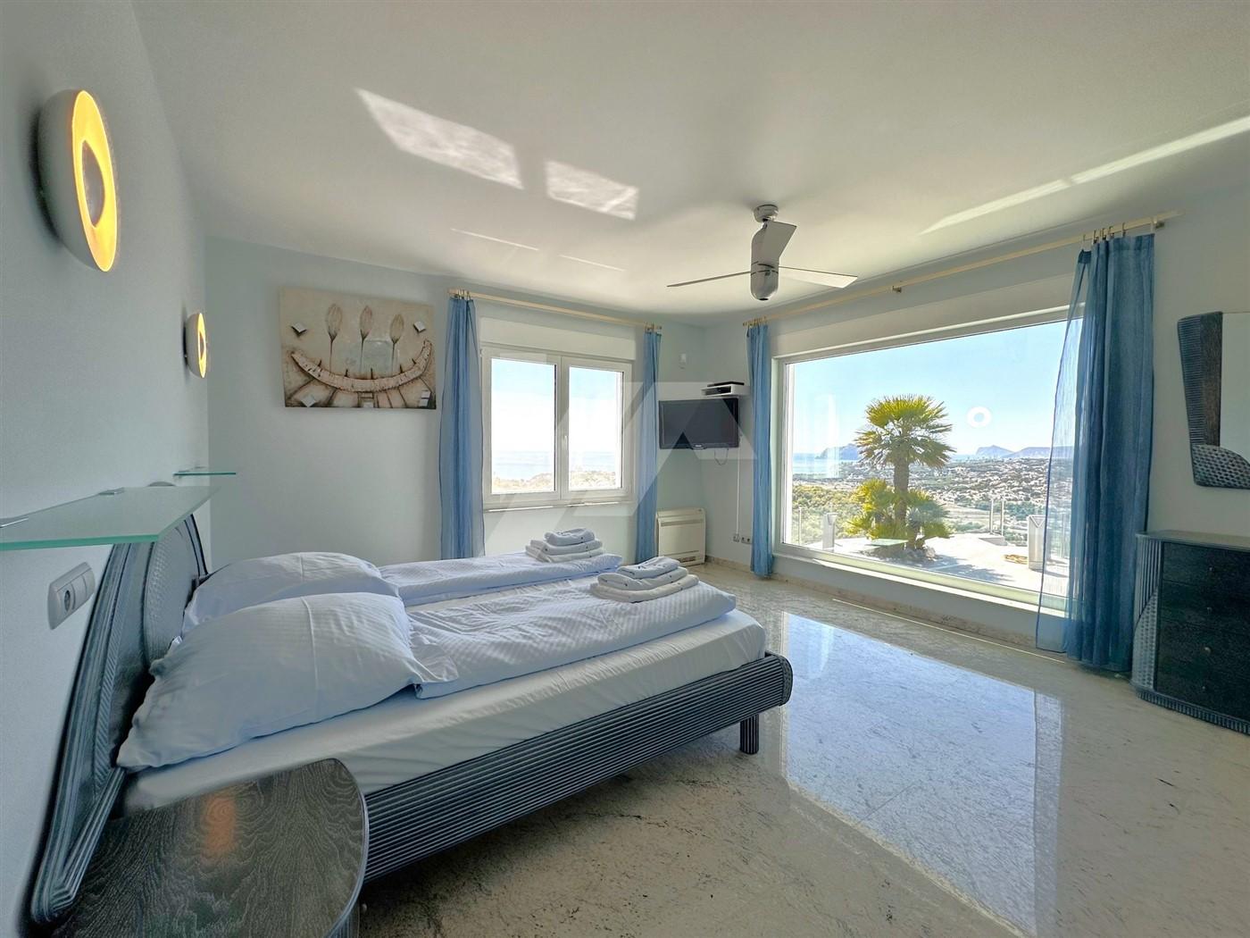 BP3396 - Villa con vistas panorámicas al mar en venta en Moraira, Costa Blanca.