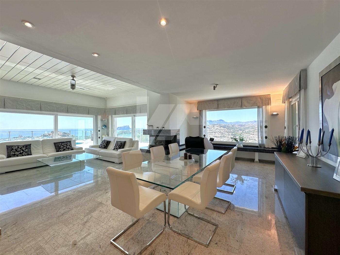 BP3396 - Villa con vistas panorámicas al mar en venta en Moraira, Costa Blanca.