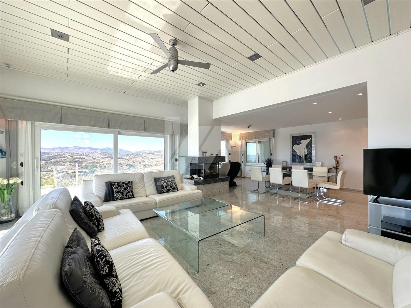 BP3396 - Villa con vistas panorámicas al mar en venta en Moraira, Costa Blanca.