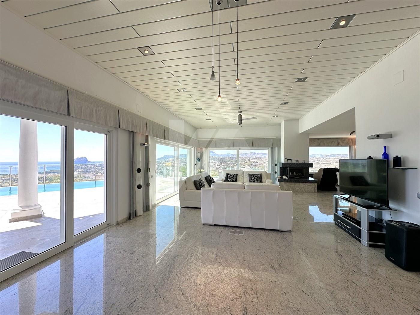 BP3396 - Villa con vistas panorámicas al mar en venta en Moraira, Costa Blanca.