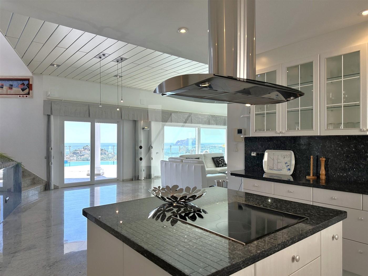 BP3396 - Villa con vistas panorámicas al mar en venta en Moraira, Costa Blanca.