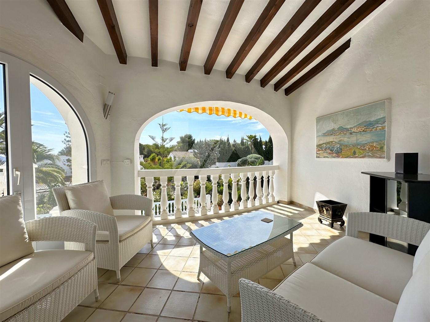 Villa con estilo Mediterráneo en venta en Moraira, Costa Blanca.