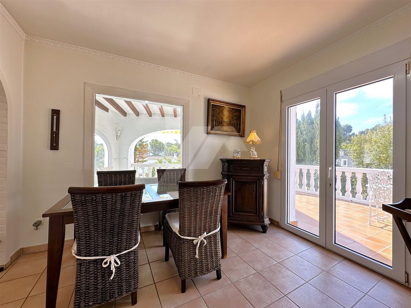Villa con estilo Mediterráneo en venta en Moraira, Costa Blanca.