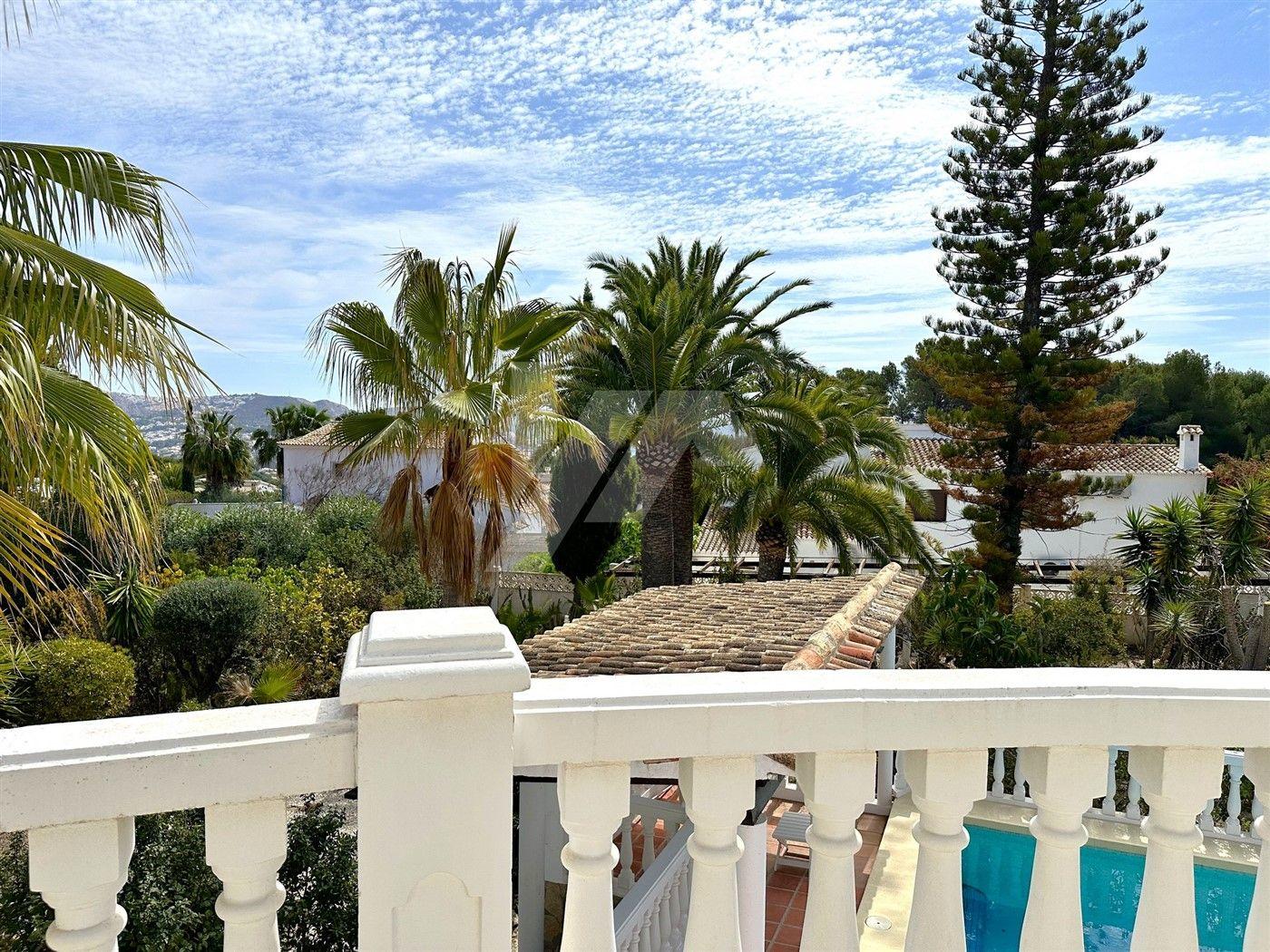 Villa con estilo Mediterráneo en venta en Moraira, Costa Blanca.