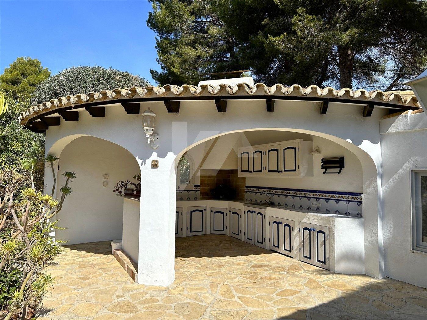 Villa con estilo Mediterráneo en venta en Moraira, Costa Blanca.