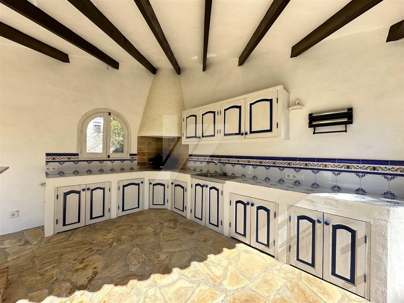 Villa con estilo Mediterráneo en venta en Moraira, Costa Blanca.