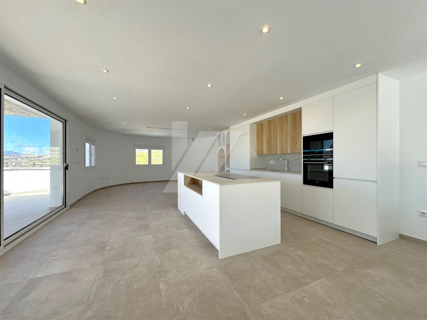BP3403 - Villa en venta de Estilo Ibicenco con Vistas al Mar, cerca de Moraira.
