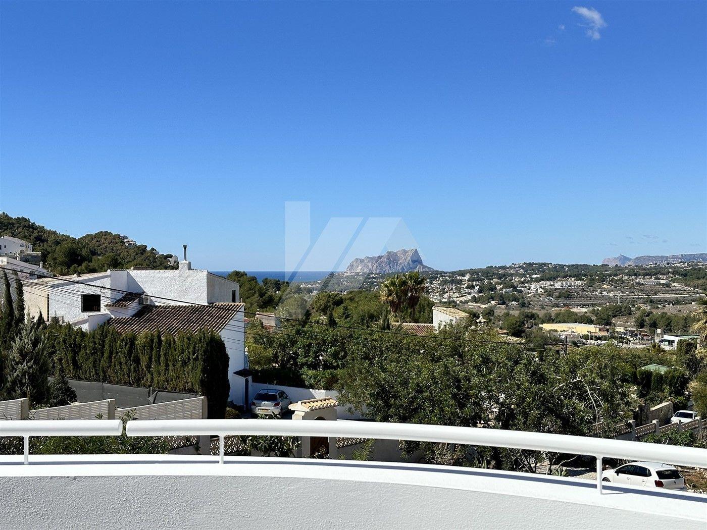 BP3403 - Villa en venta de Estilo Ibicenco con Vistas al Mar, cerca de Moraira.