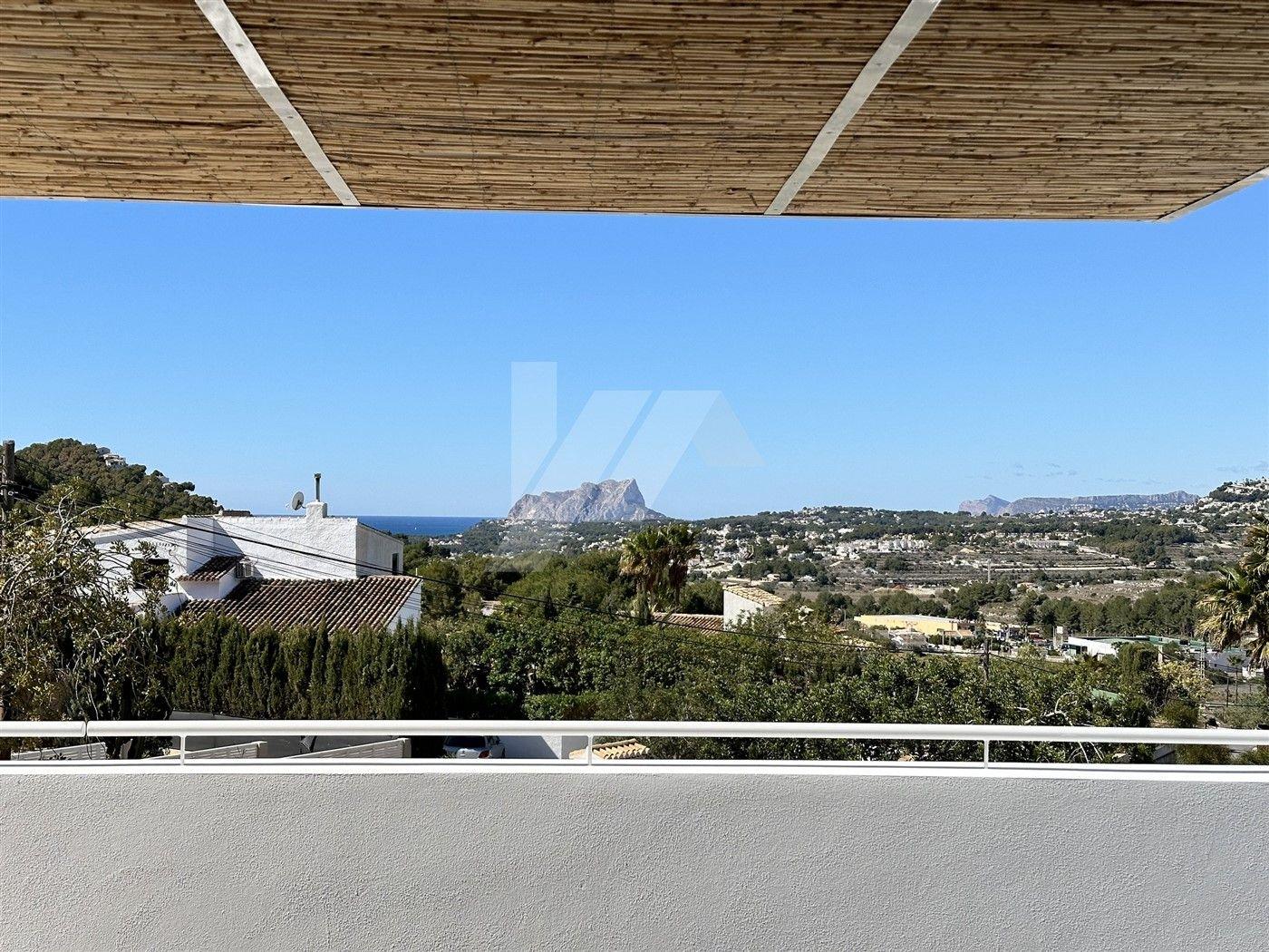 BP3403 - Villa en venta de Estilo Ibicenco con Vistas al Mar, cerca de Moraira.