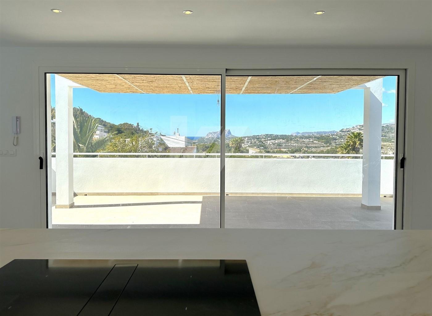 BP3403 - Villa en venta de Estilo Ibicenco con Vistas al Mar, cerca de Moraira.