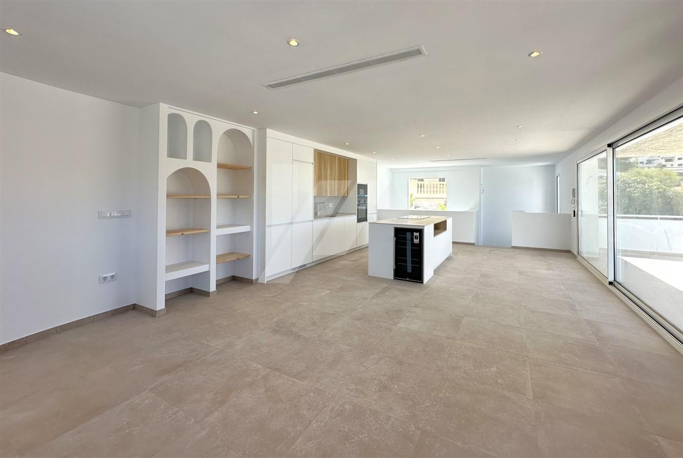 BP3403 - Villa en venta de Estilo Ibicenco con Vistas al Mar, cerca de Moraira.