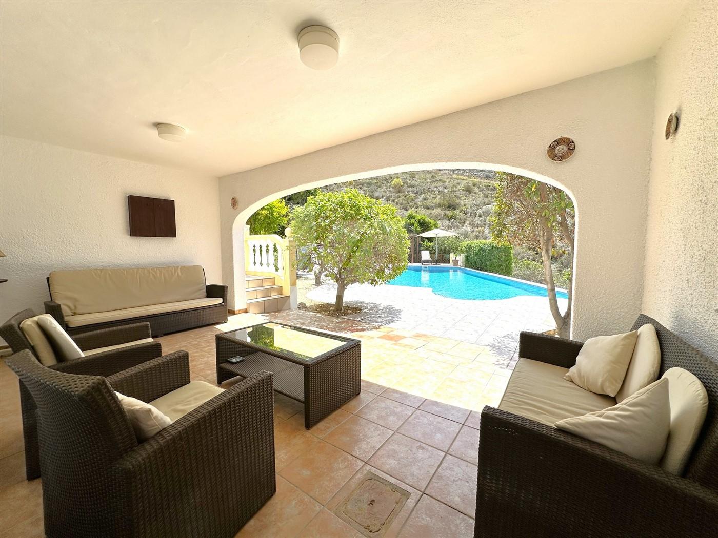 Chalet con vistas al mar en venta en el Portet, Moraira.