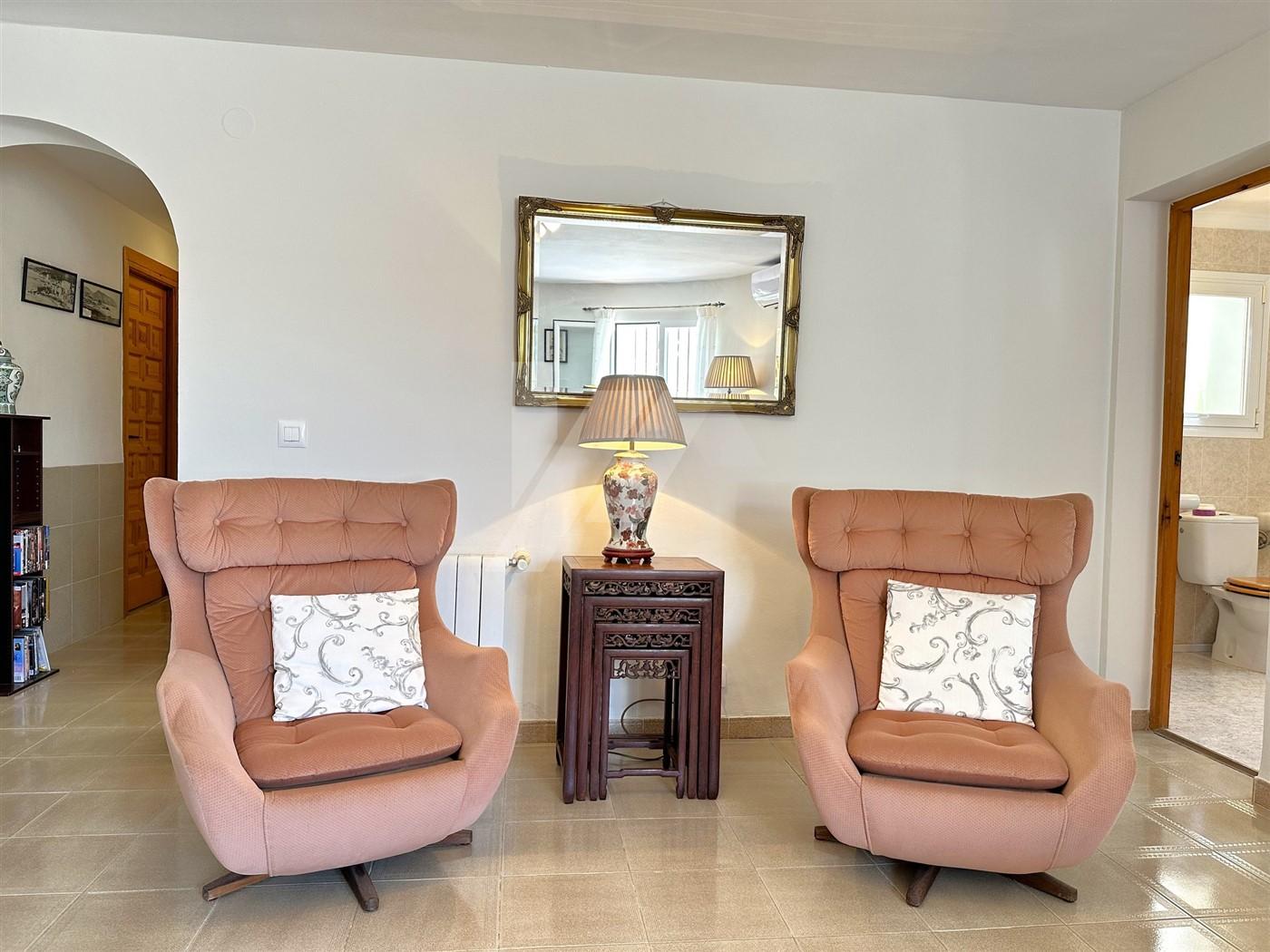 Chalet con vistas al mar en venta en el Portet, Moraira.