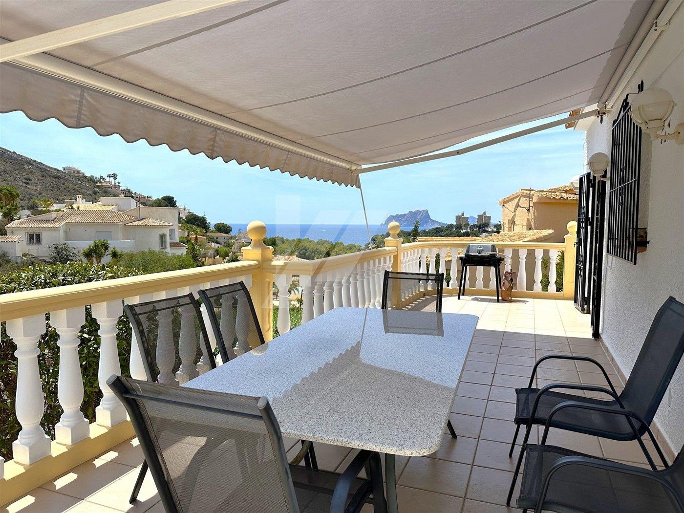 Chalet con vistas al mar en venta en el Portet, Moraira.